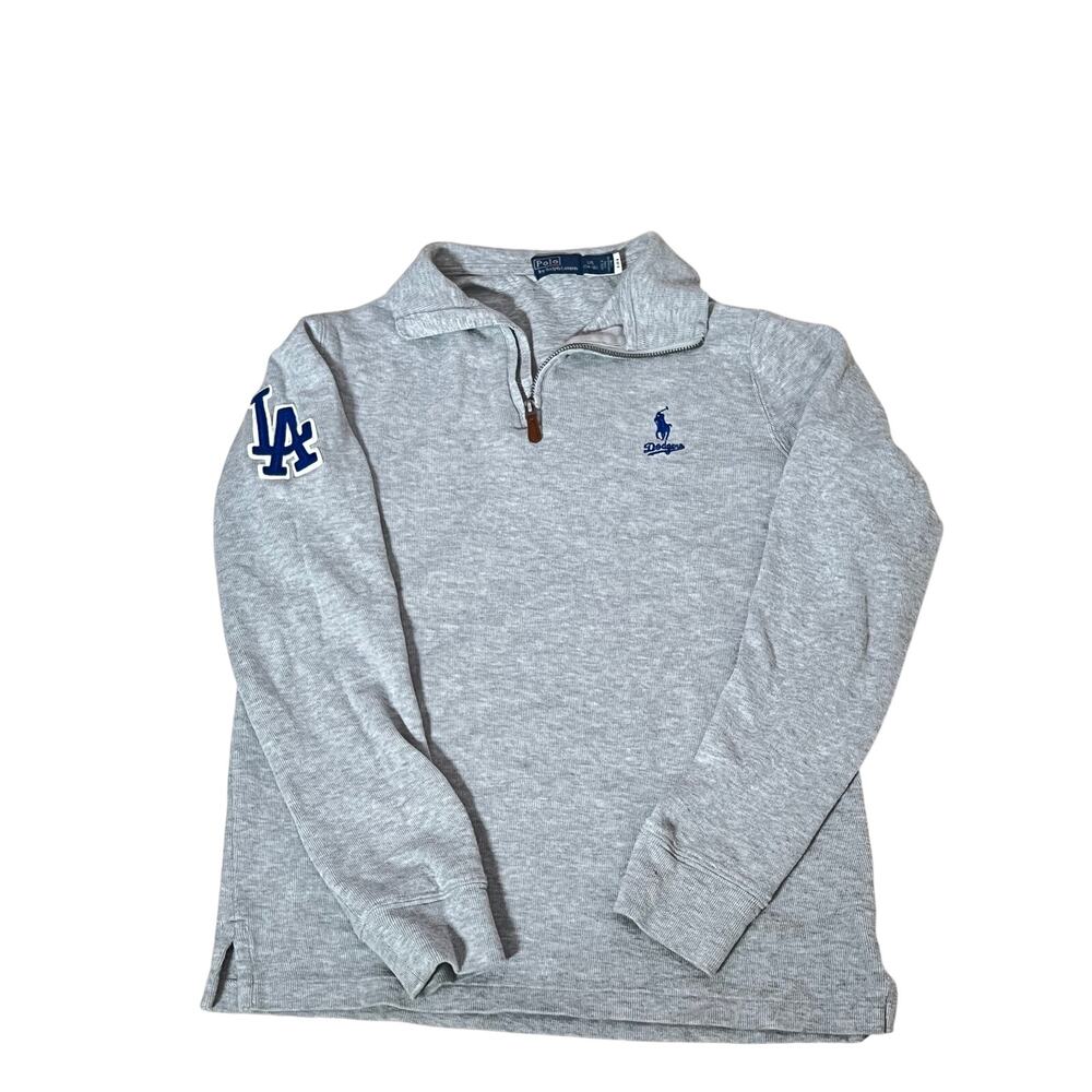 Polo By Ralph Lauren Dodgers Embroidered Long Sleeve, Large (14-16)